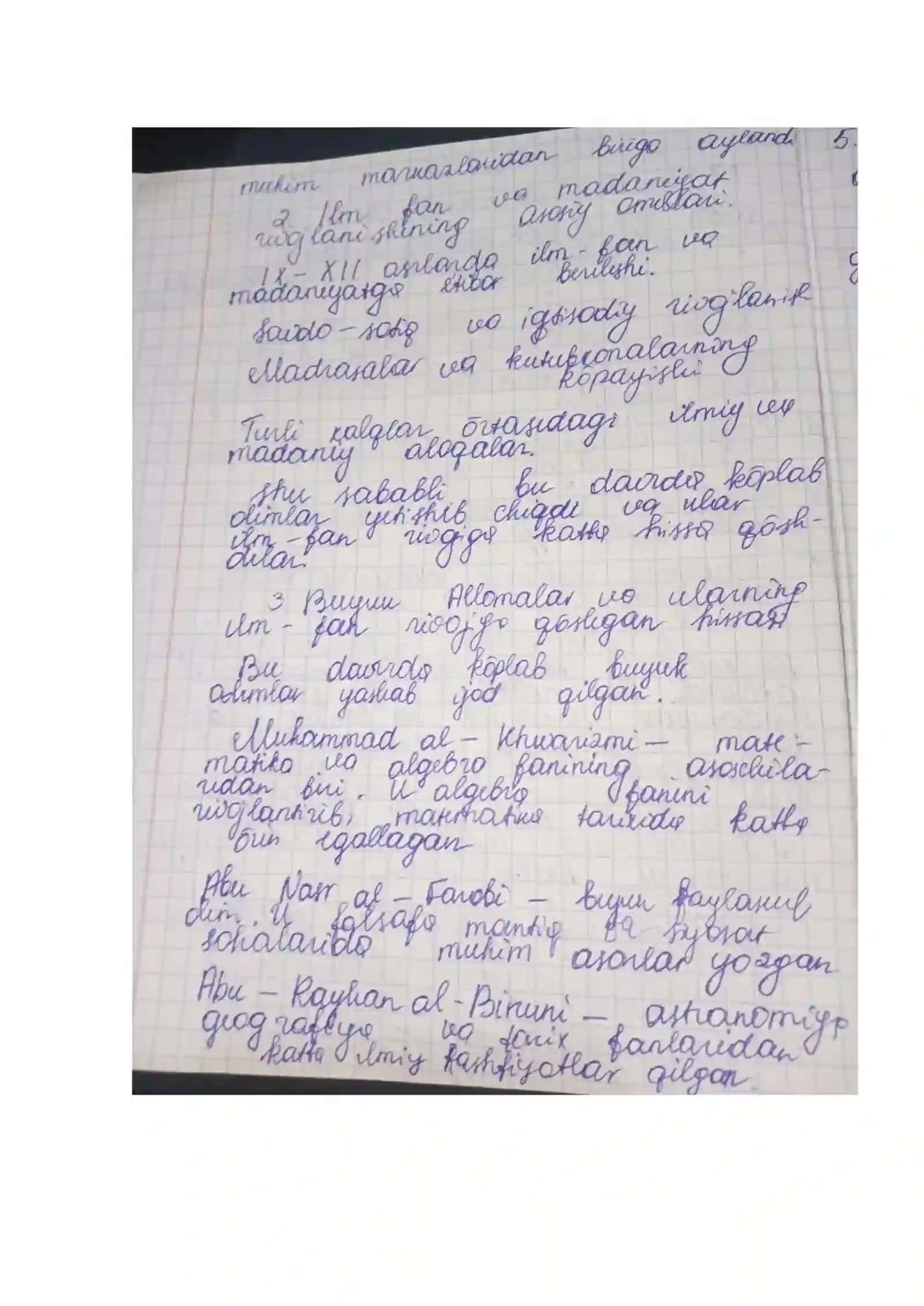 O‘ZBEKISTONNING ENG YANGI TARIXI FANIDAN MUSTAQIL ISH 3