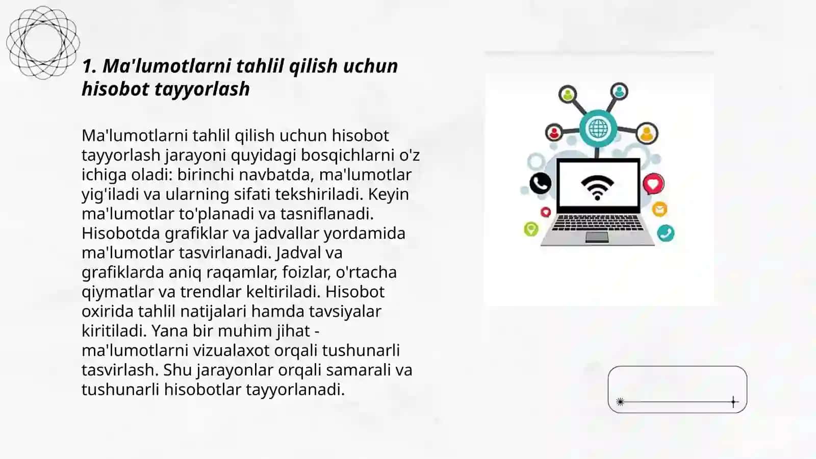 Excel dasturida turli hisobotlar tayyorlash 3