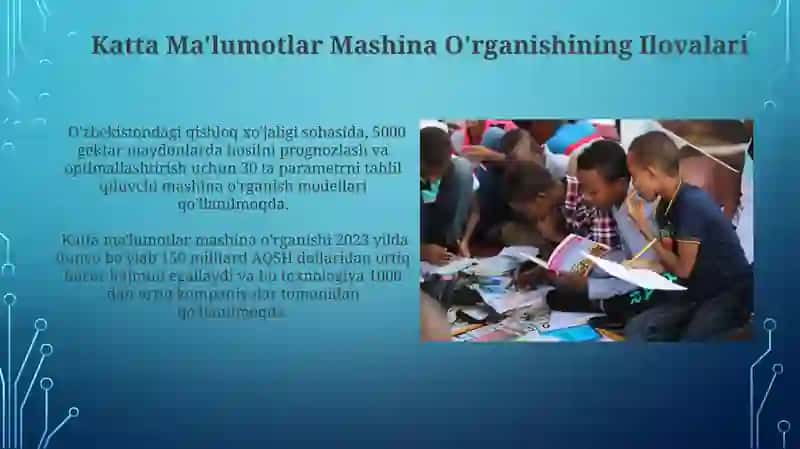 Katta Ma'lumotlar Mashinaviy O'rganish 3