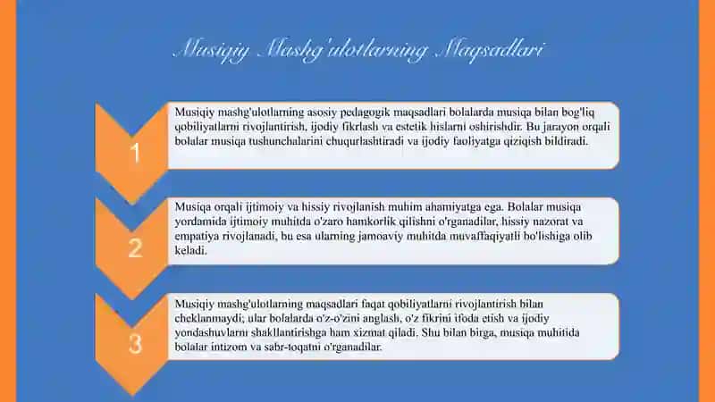 Musiqiy Mashg'ulotlar 3