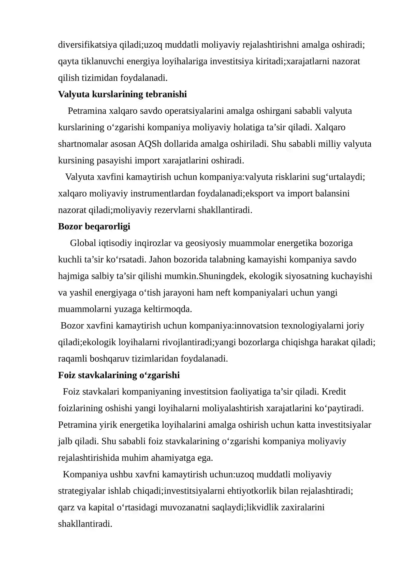 Mustaqil ish: Moliyaviy Menejment pt.I 3