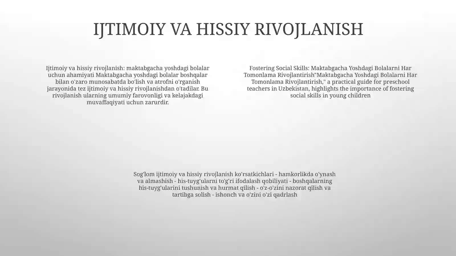 Erta bolalik davridagi kognitiv rivojlanish 3