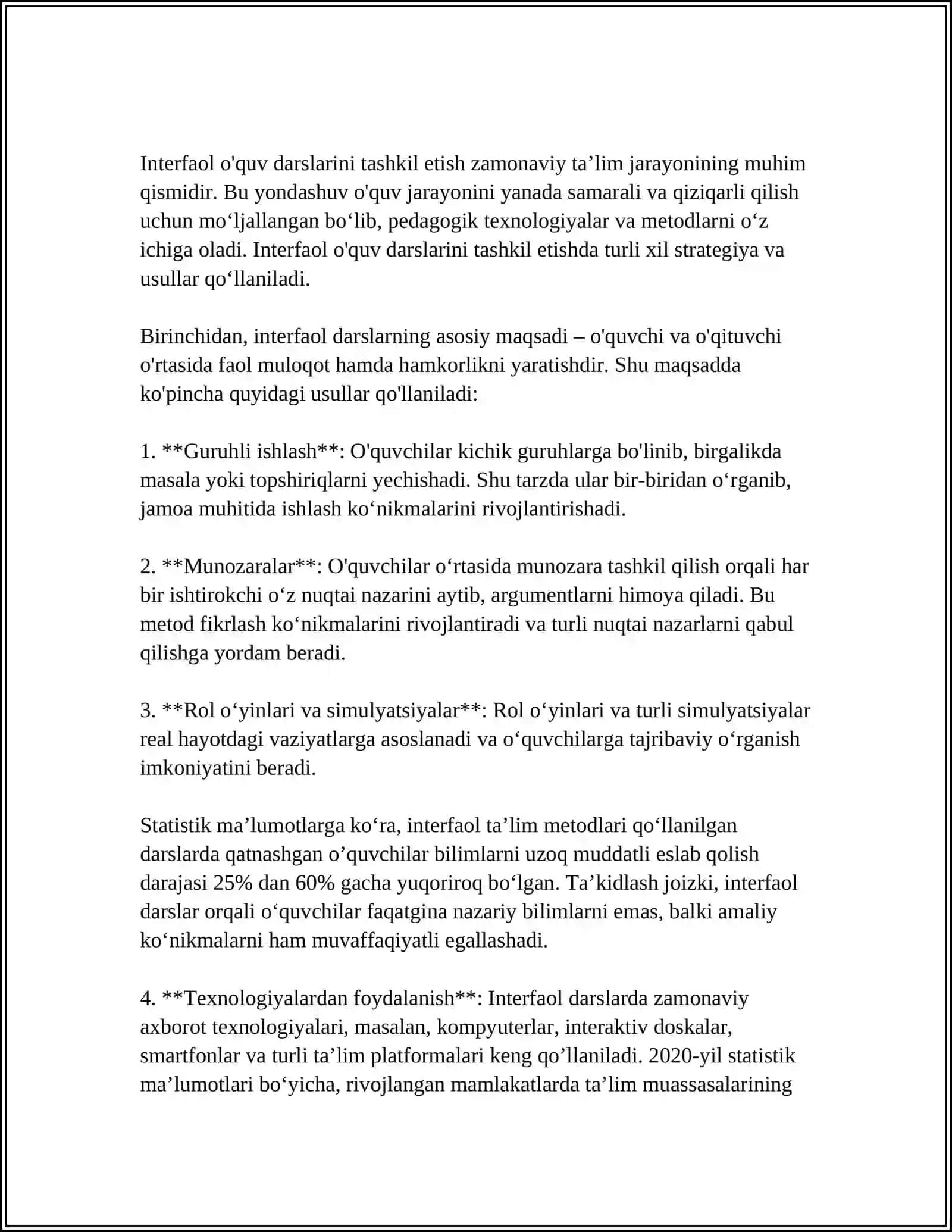 ILG'OR PEDAGOGIK TEXNOLOGIYALAR 3