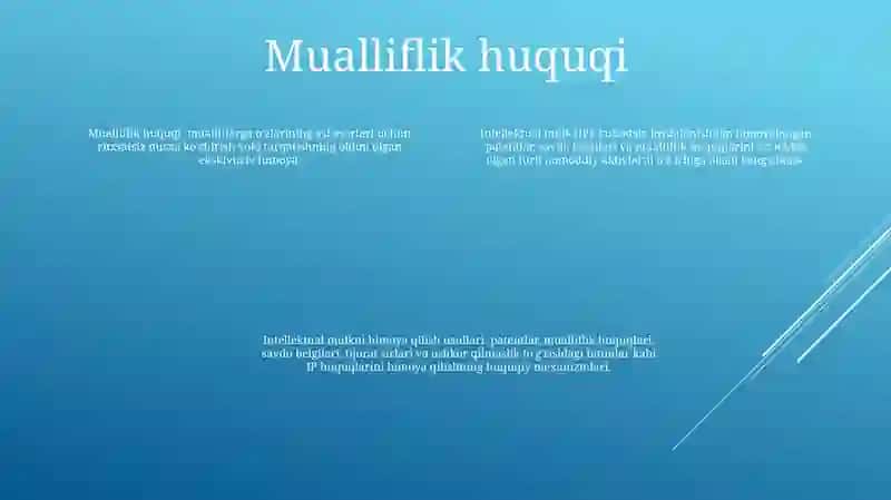 Intellektual Mulk Va Uni Himoya Qilish Usullari 3