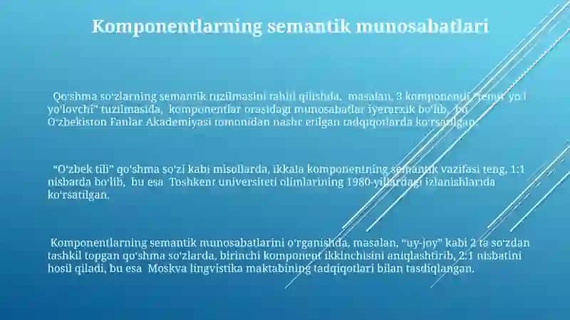 Juft sòzlarning ma'no qurilishi 3