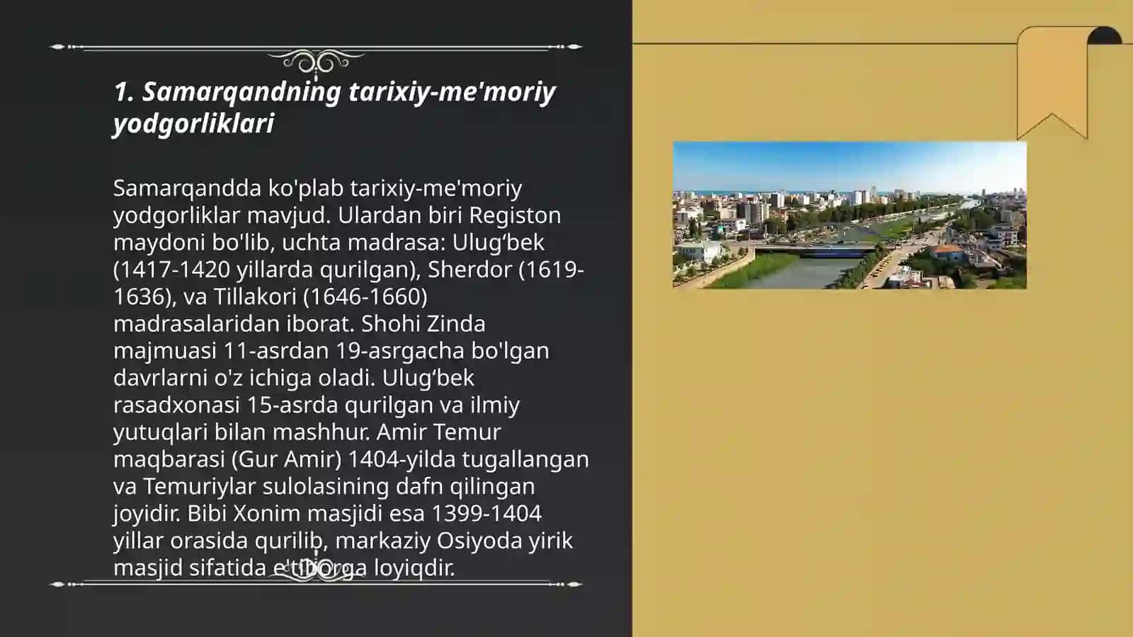 Samarqand viloyatining turizm geografiyasi 3