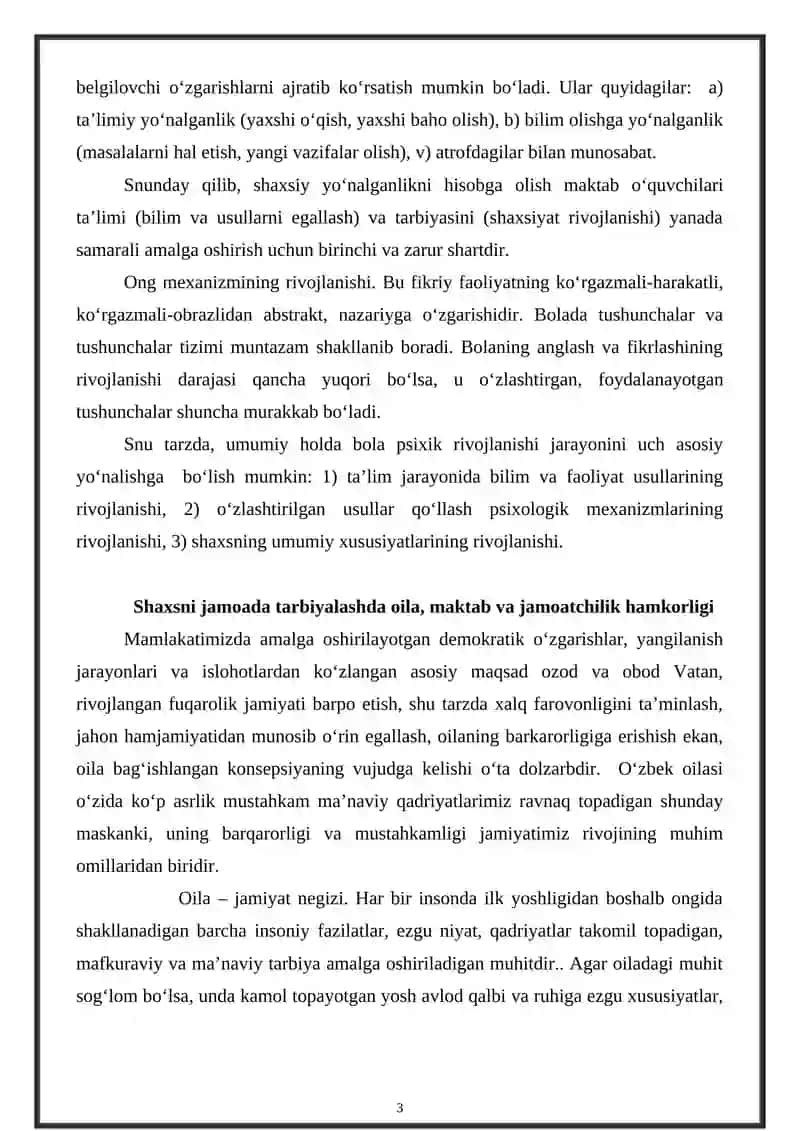 Jamoani shaxs tarbiyalashiga ta’siri. 3