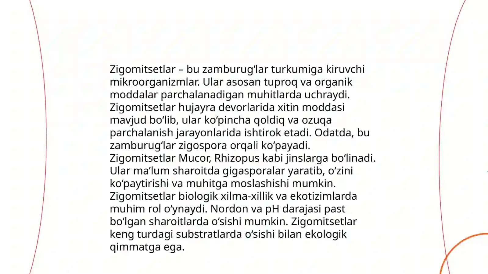 Zigomitsetlar sinfi 3