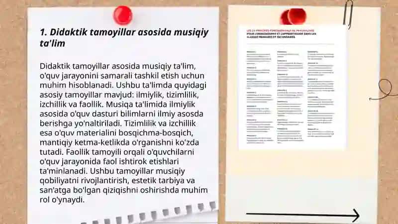 Umumdidaktik tamoyillarning musiqada qo‘llanishi 3