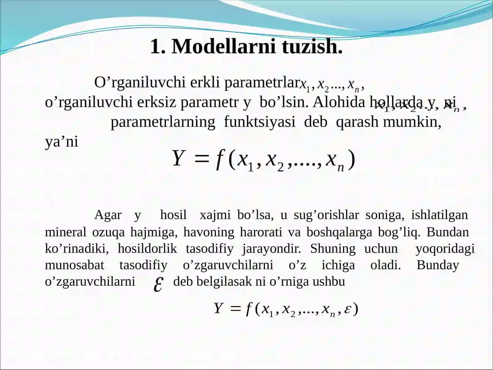 Juft korrelyatsion-regression tahlil 3