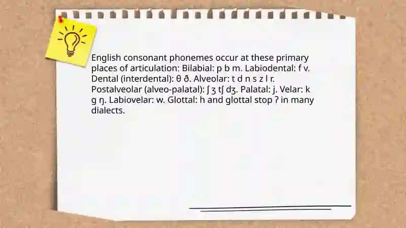 English Consonant Phonemes 3