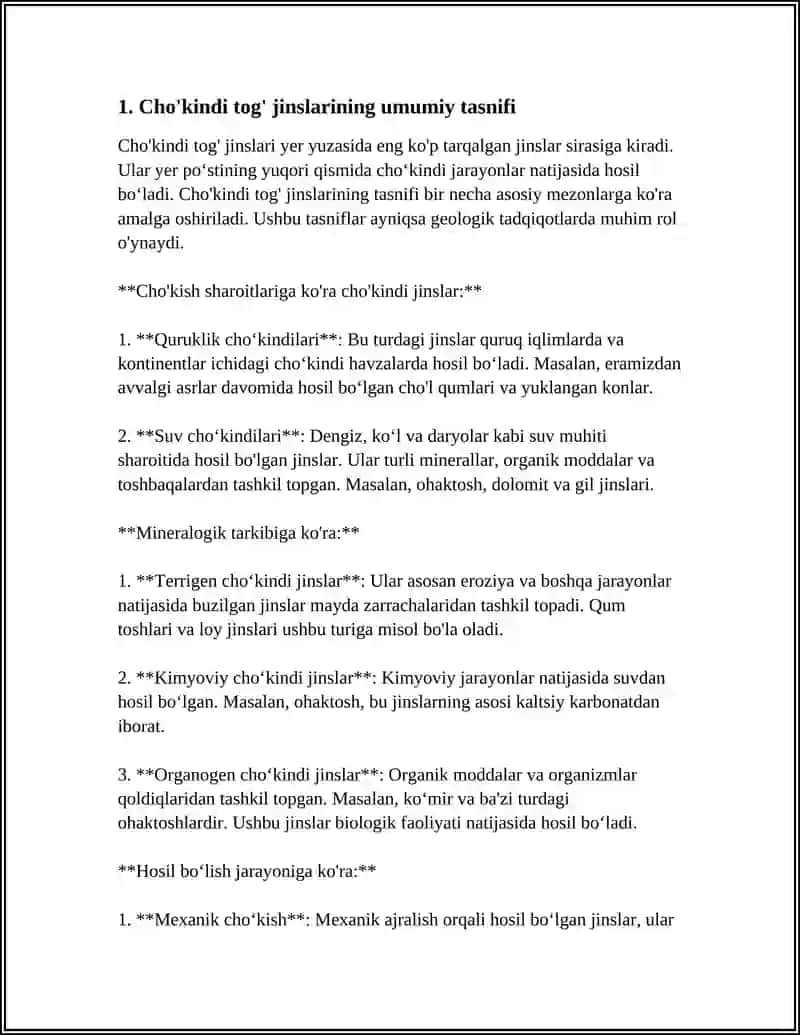 CHO’KINDI TOG’ JINSLARINING TURLARI 3