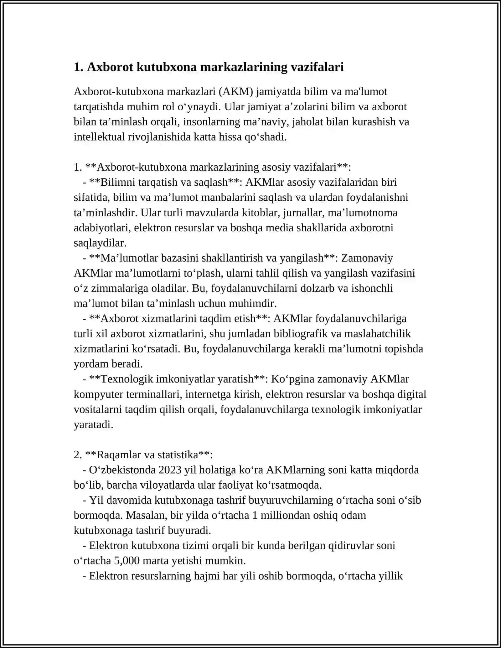AXBOROT KUTUBXONA MARKAZLARINING TASHKILIY TUZULMALARI 3