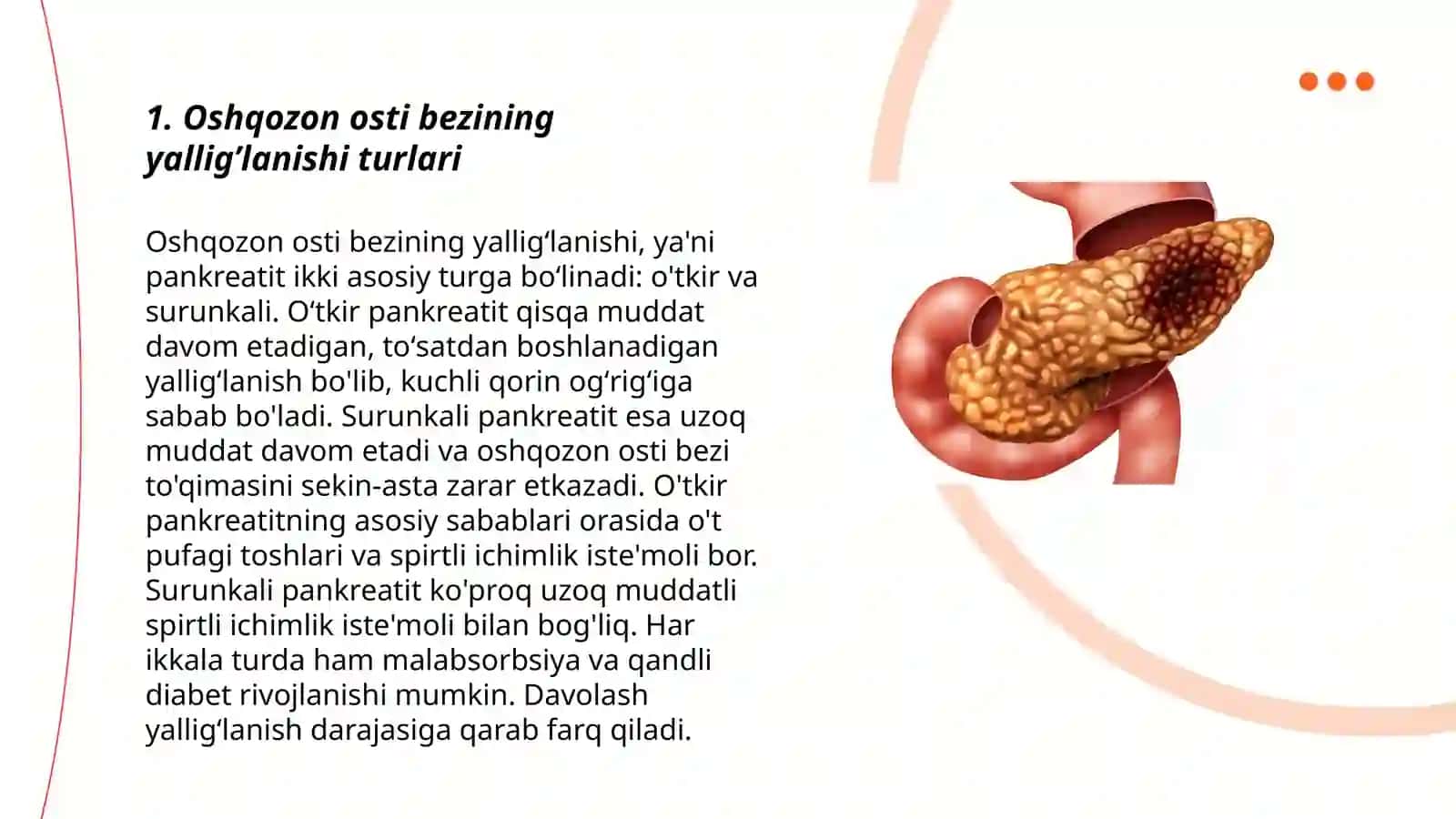 Oshqozon osti bezining yallig’lanishi 3