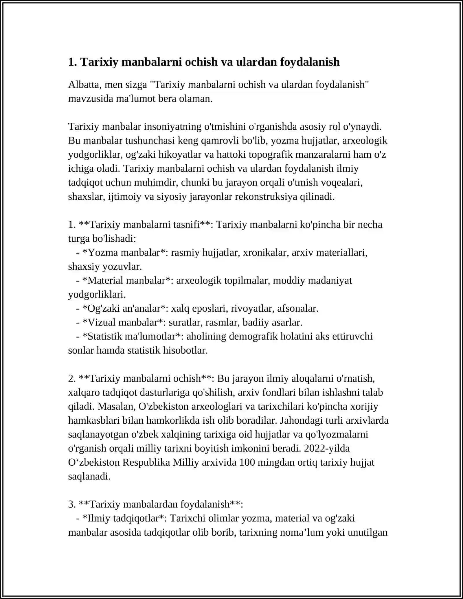 ARXEOLOGIYA FANINI OʻRGANISHNING AHAMIYATI 3