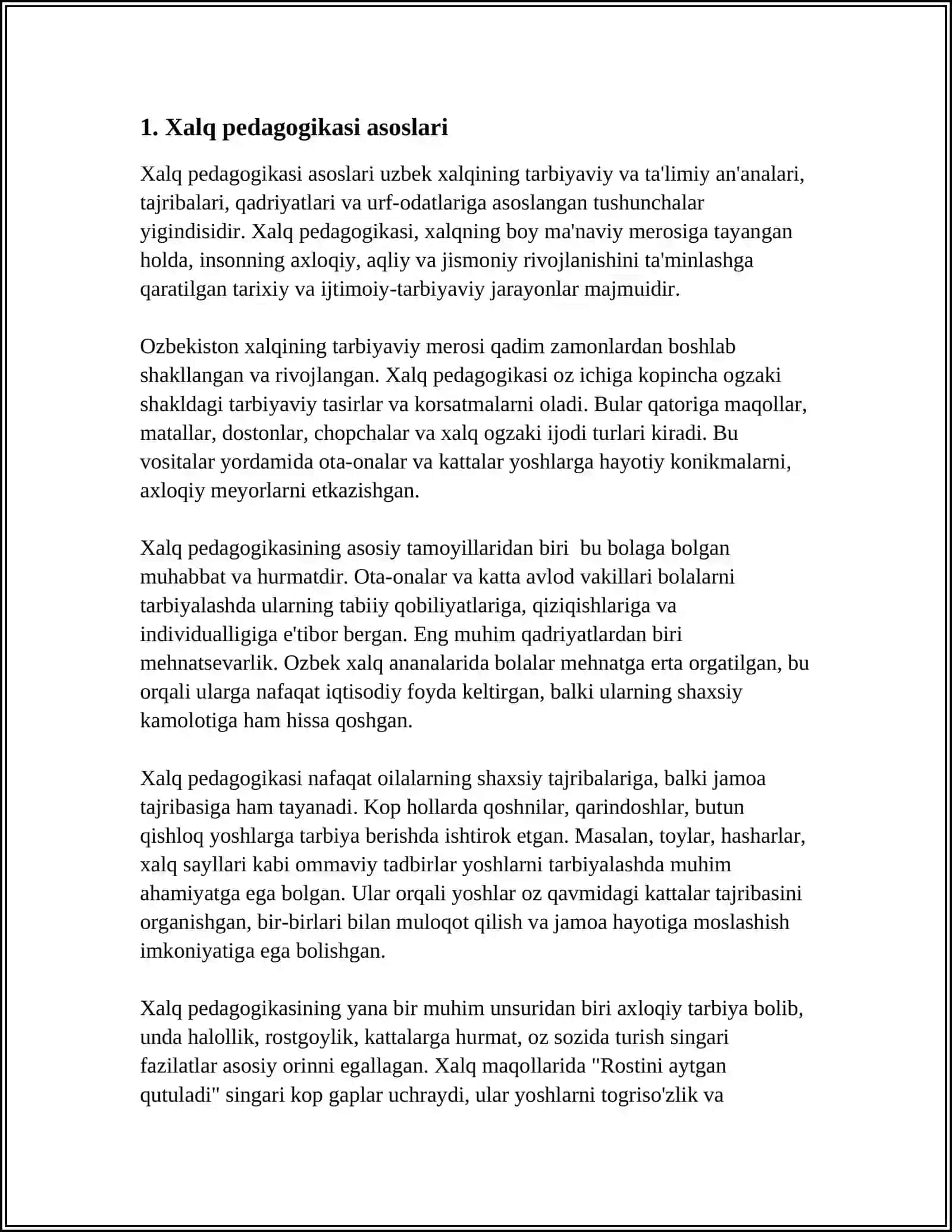 XALQ PEDAGOGIKASIDA MILLIY TARBIYA MAZMUNI 3