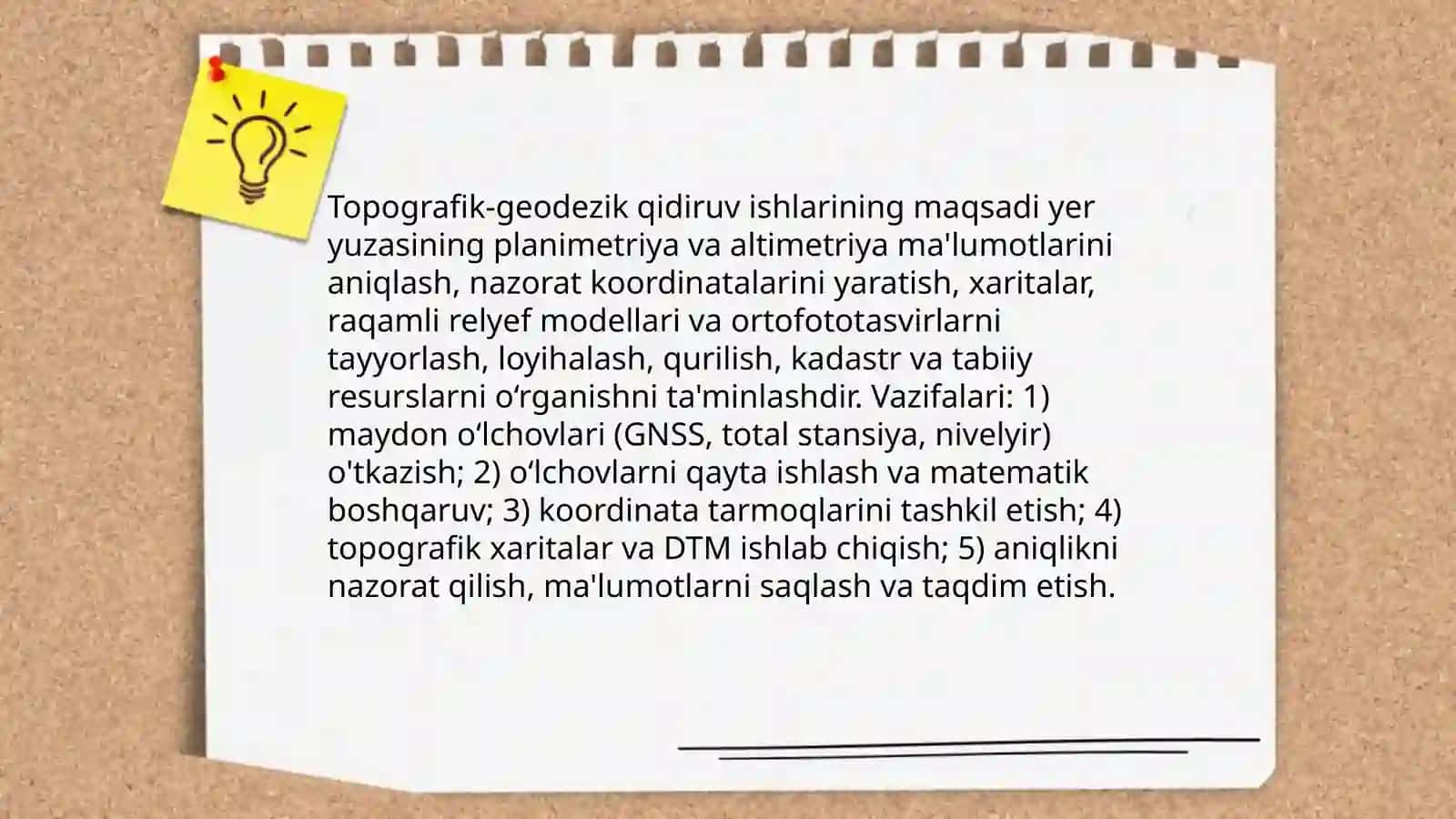 Topografik geodezik qidiruv ishlari 3