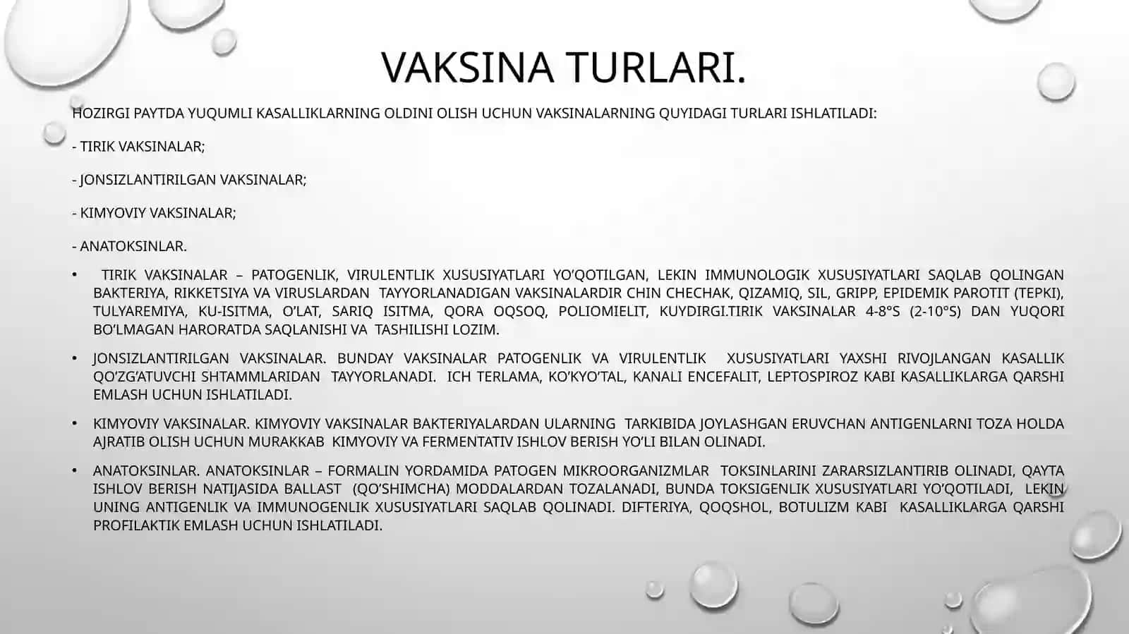 Emlash kalendar rejasini tuzish asoslari 3