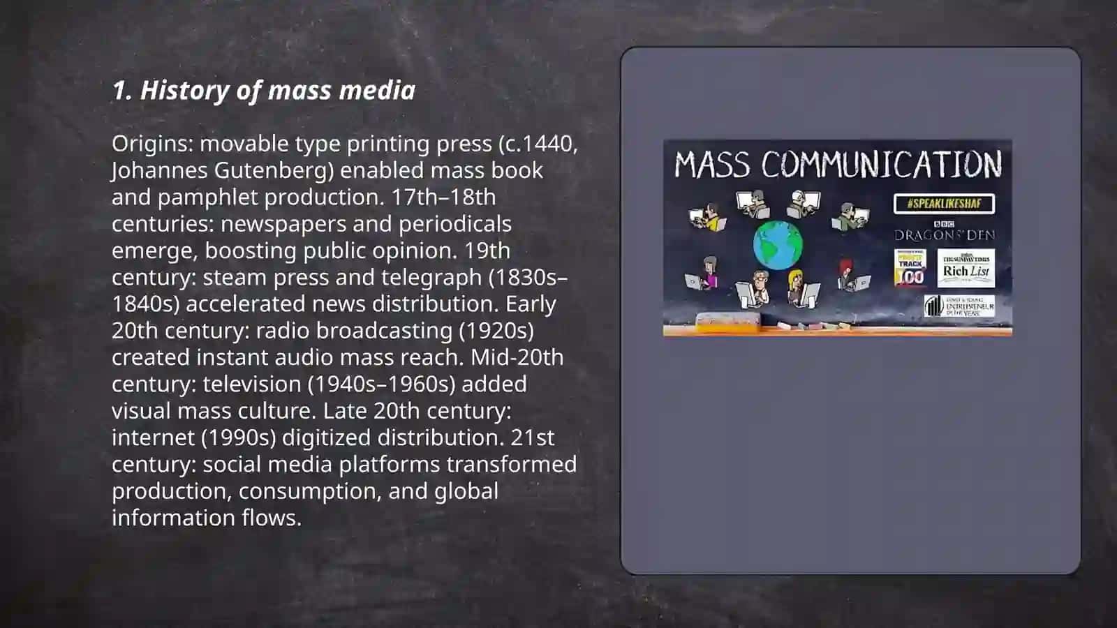 Mass media and communication 3