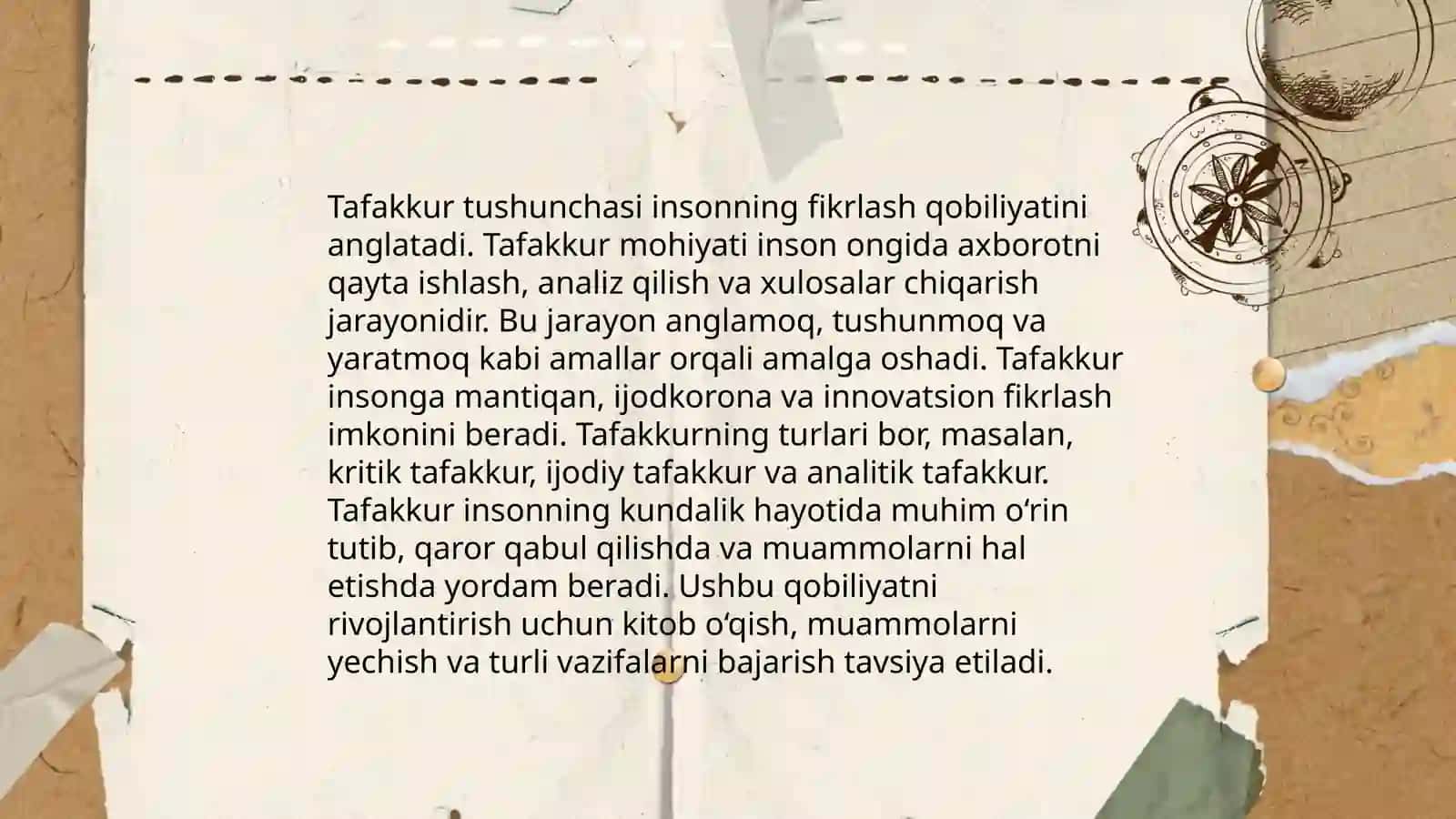 Tafakkur haqida tushuncha 3