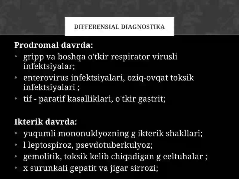 Virusli gepatit diagnostikasi 3