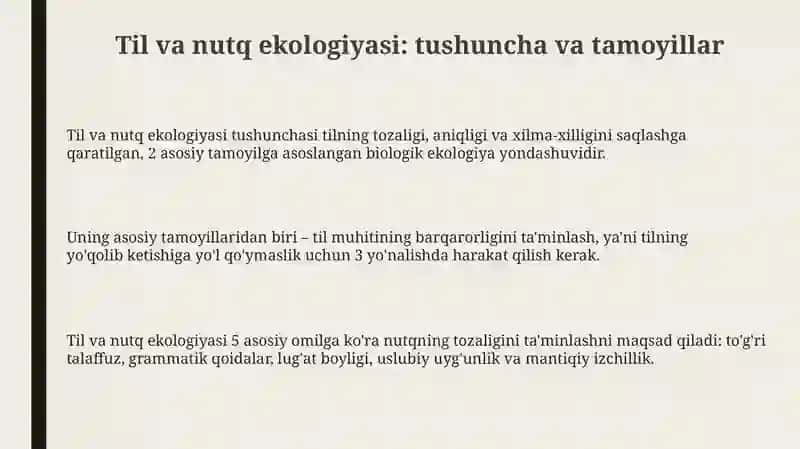Til va nutq ekologiyasi 3
