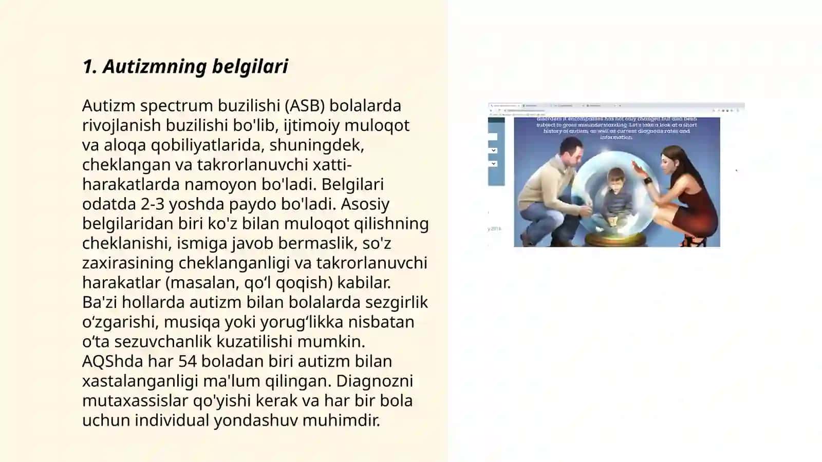 Autizim Kasalligi 3