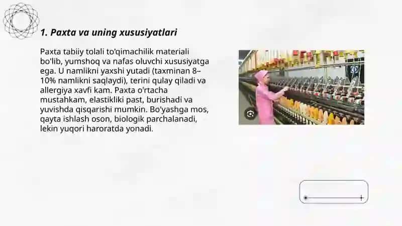 Paxta va uning xususiyatlari 3