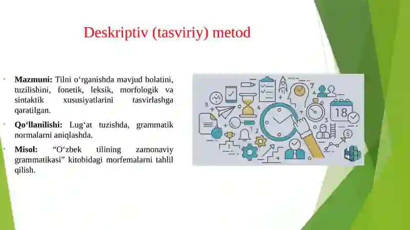 Lingvistik tadqiqot metodlari. 3