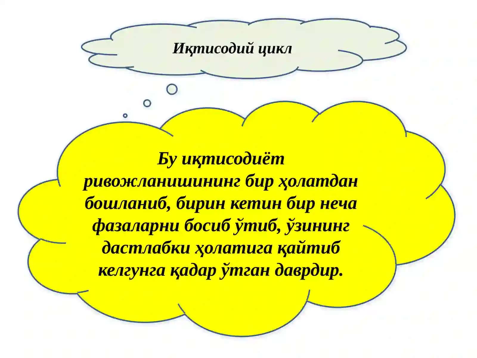 Иқтисодиётнинг циклли ривожланиши 3