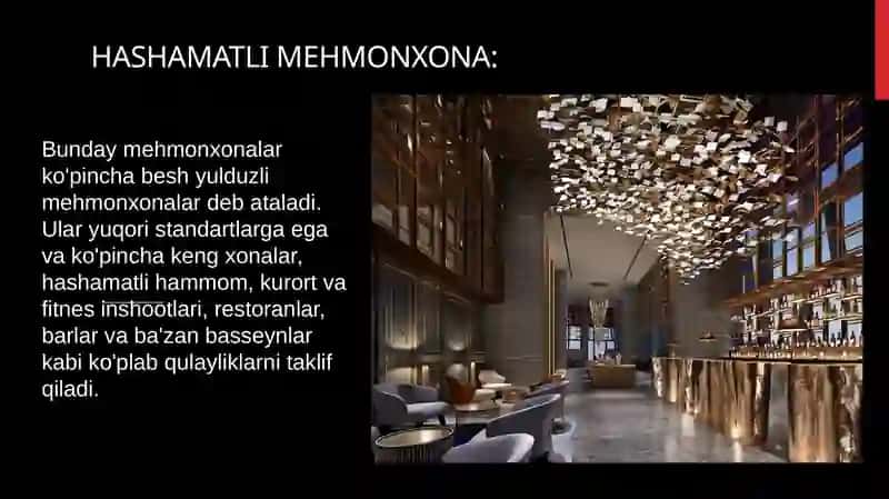 Maxsuslashtirilgan mehmonxona turlari 3