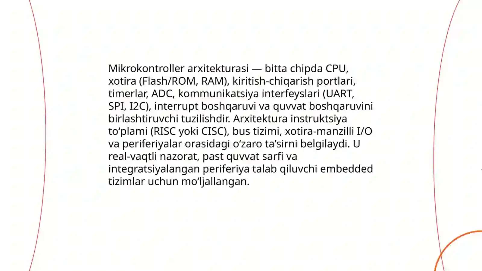Mikrokontroller arxitekturasi 3