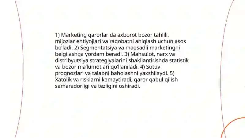 MARKETINGDA AXBOROTNING ROLI 3