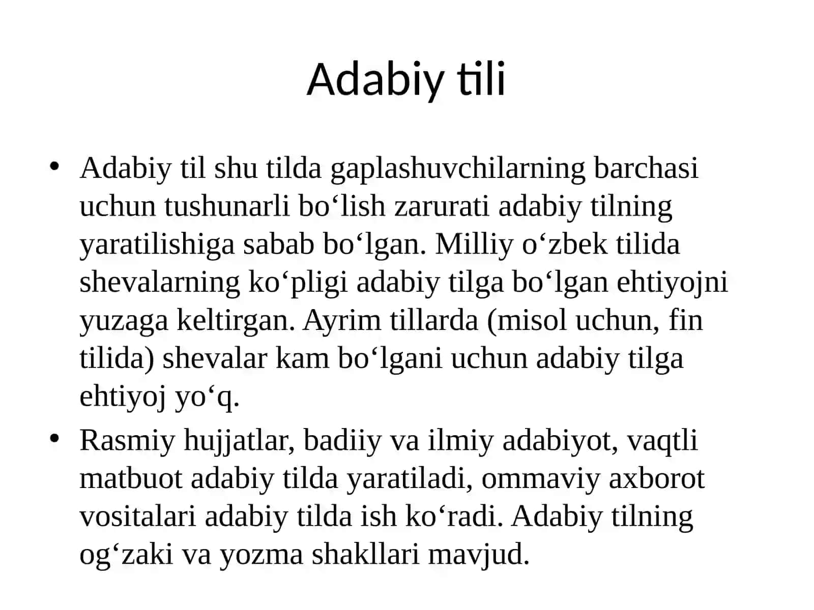 Milliy til va adabiy til 3