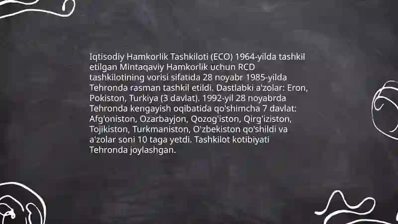Iqtisodiy Hamkorlik Tashkiloti 3