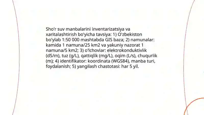 Sho'r Suvlarni Chuchuklashtirish G'oyasi 3