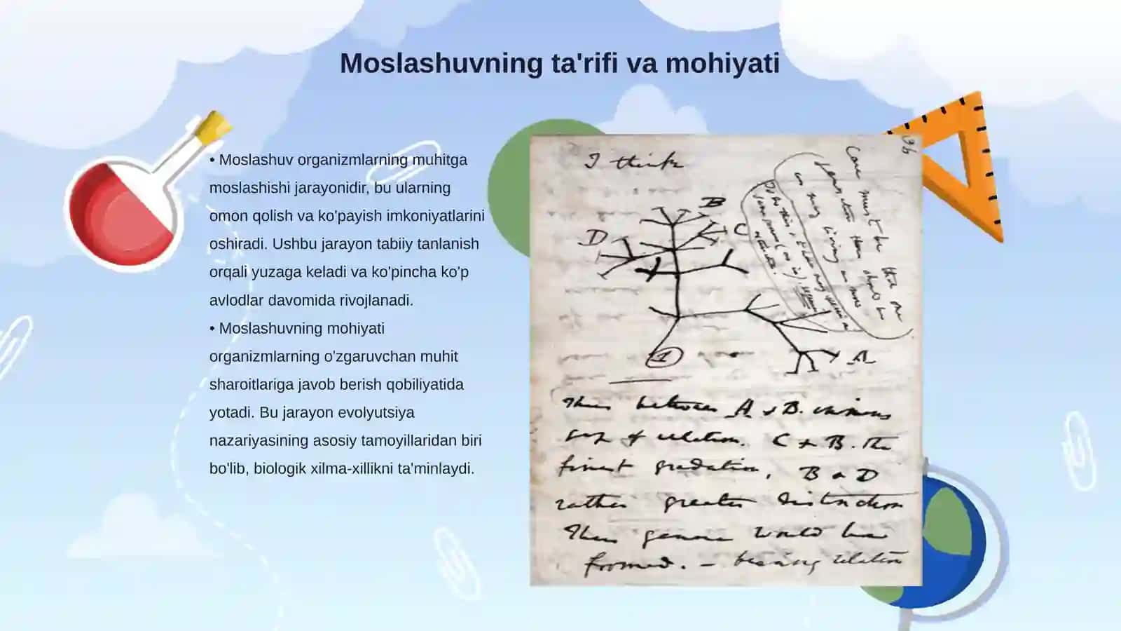 Organizmning muhitga mostlashganligi 3