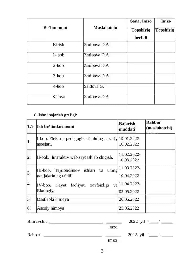 Elektron рedagogika fanini o’qitishda interaktiv web sayt ishlab chiqish 3