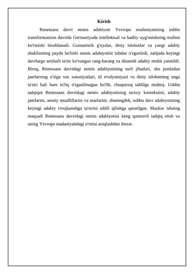 Uygʻonish davridagi Germaniya adabiyoti 3