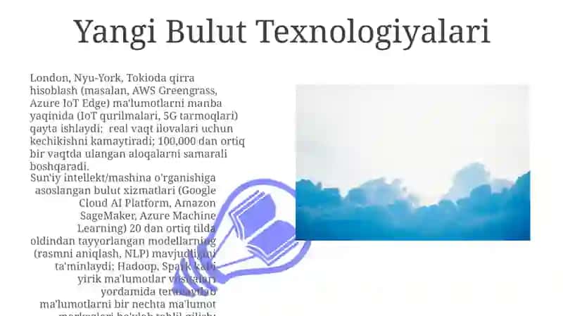 Yangi Bulut Texnologiyalari 3