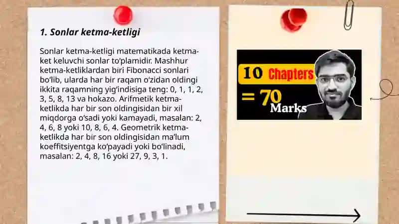 Sonlar ketma-ketligi 3