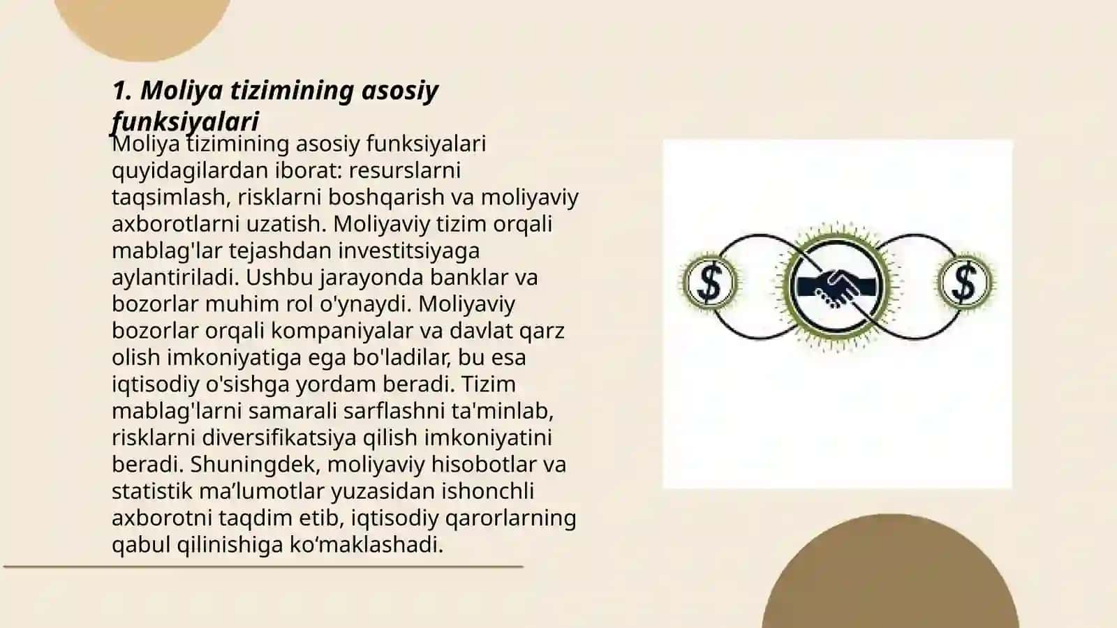 Moliya tizimi 3