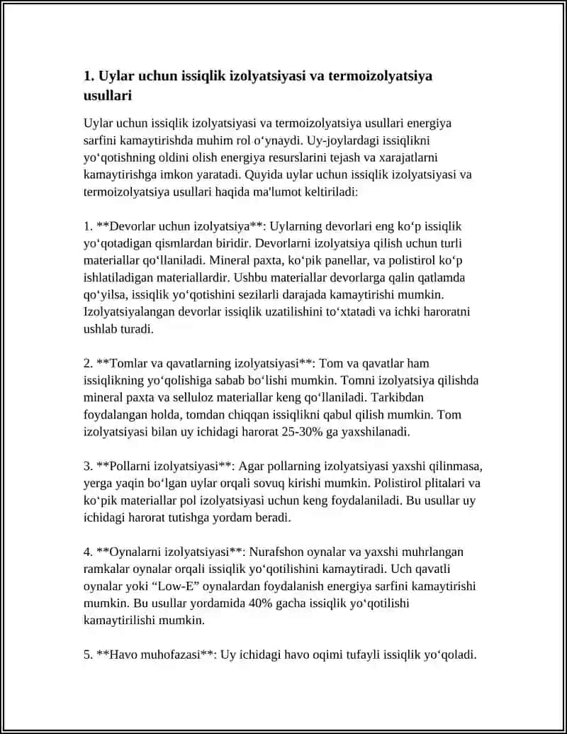 ENERGIYA SARFINI KAMAYTIRISH USULLARI 3