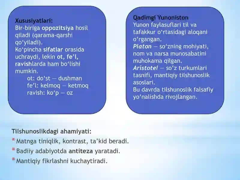 antonimlar va paronimlar 3