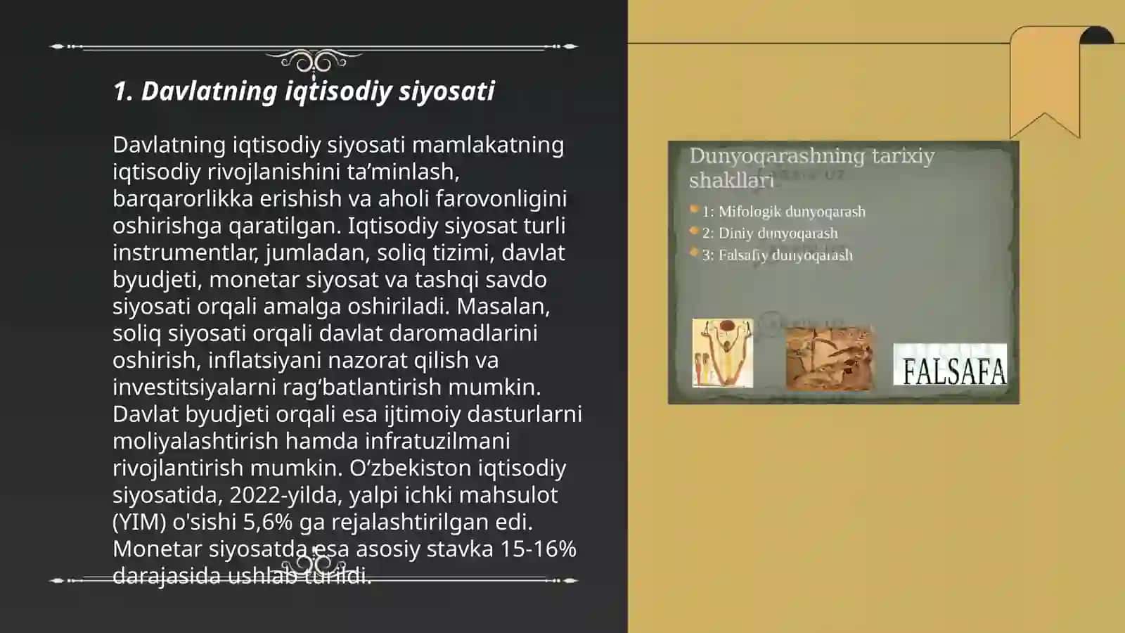 Davlatning iqtisodiy siyosati 3