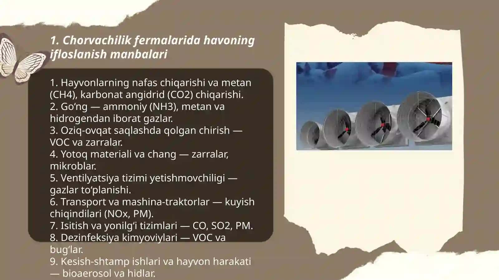 Chorvachilik fermalarida havoning sanitariyasi 3