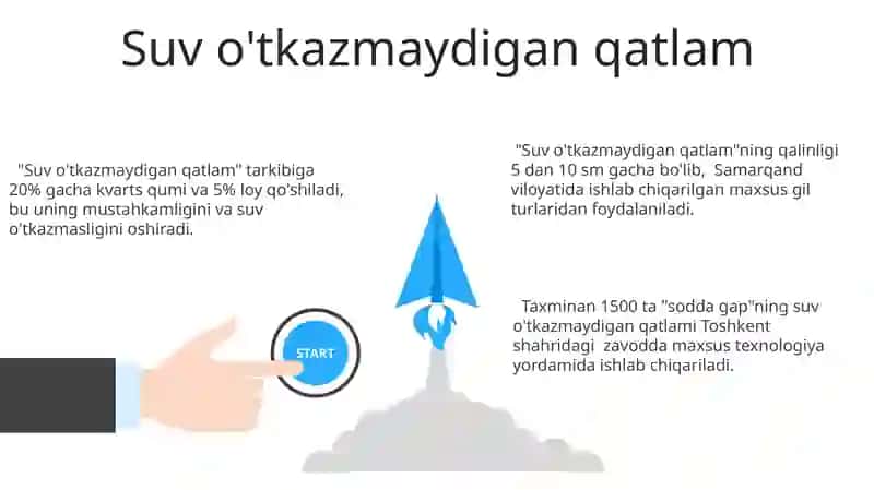 Suv o'tkazmaydigan qatlam 3