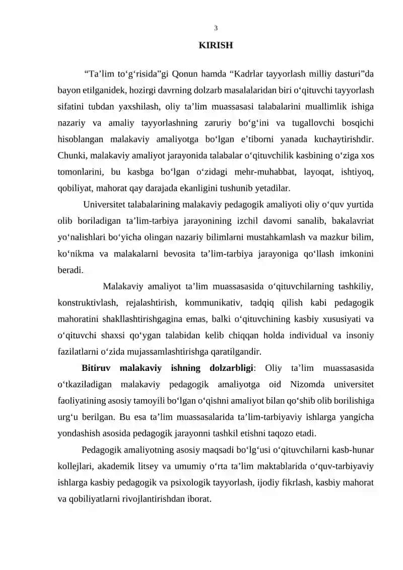 Pedagogik Amaliyot Haqida Tushuncha 3