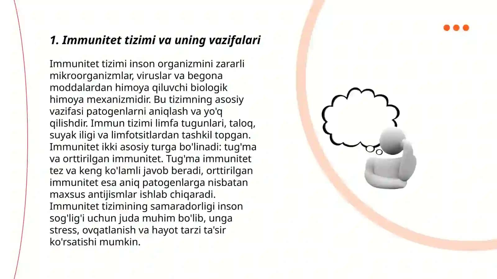 Qon yaratuvchi va immun himoya azolari 3