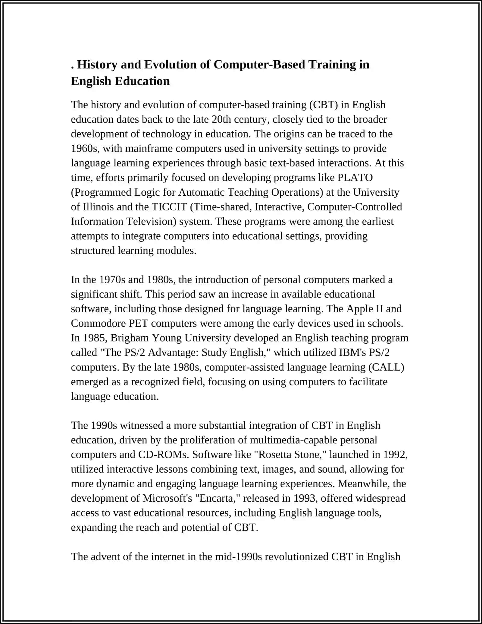 METHODOLOGY FOR USING COMPUTER TRAINING PROGRAMMES IN ENGLISH LESSONS 3